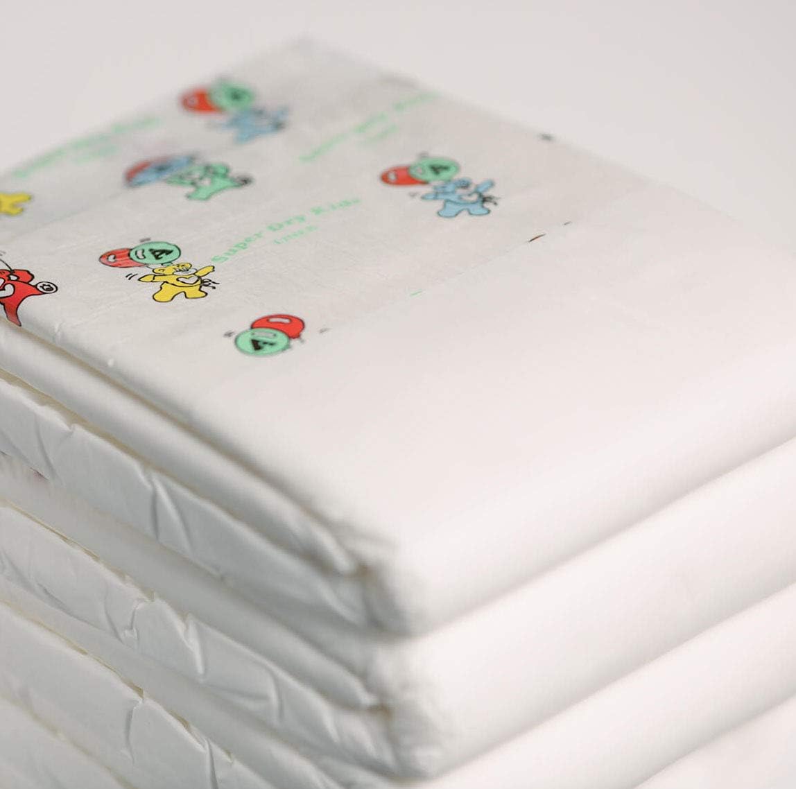 Super Dry Kids | Cubierta plástico, 2 cintas