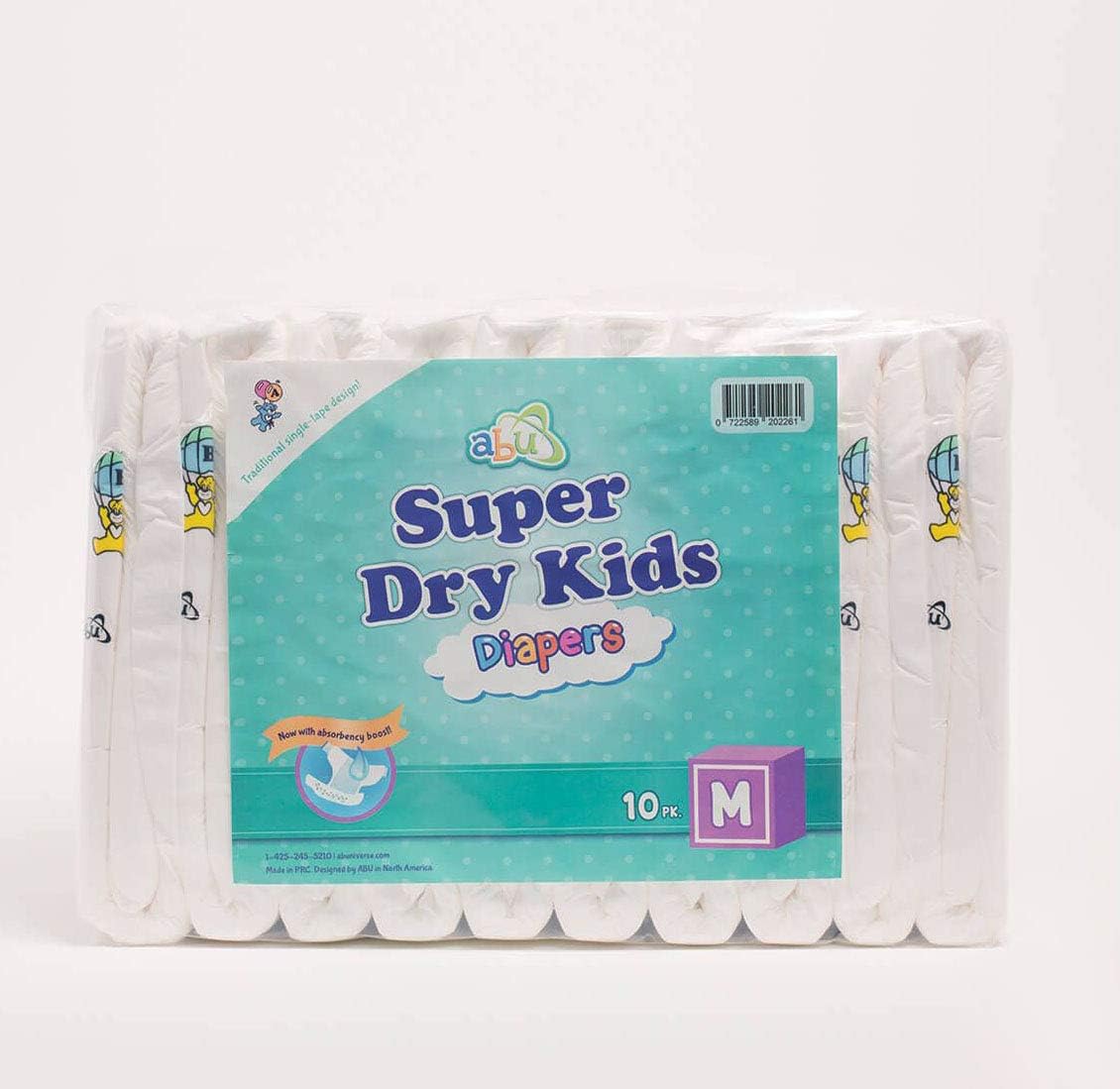 Super Dry Kids | Cubierta plástico, 2 cintas