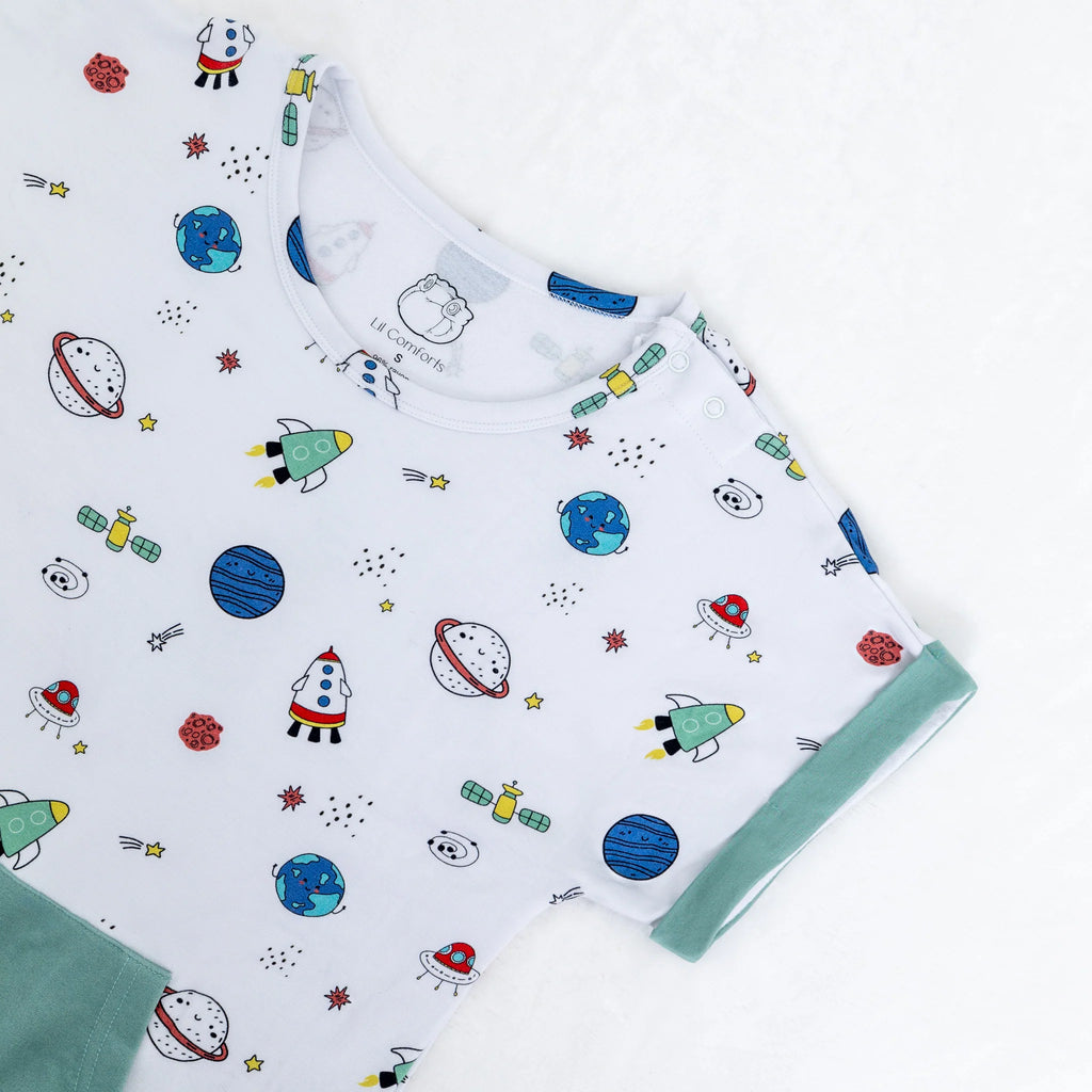 Lil Space Romper |  Lil Comforts.